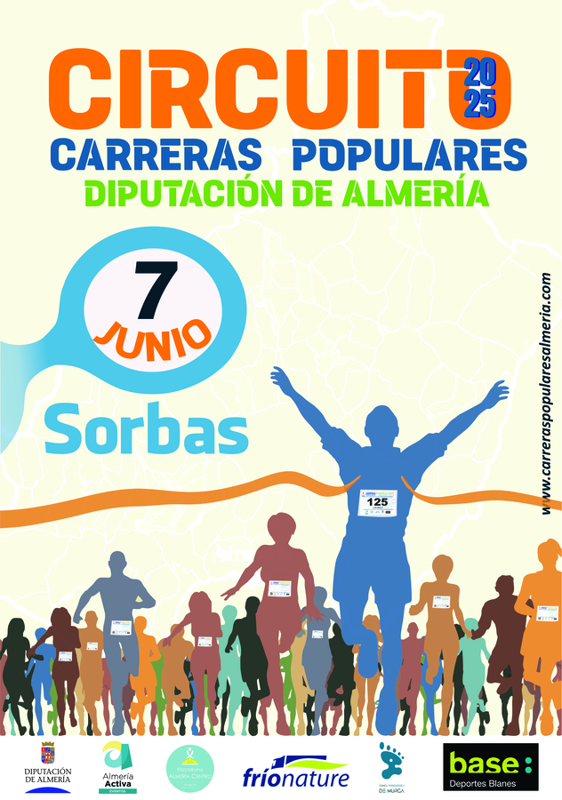 Circuito Carreras Populares 2025. Sorbas 7-06-25